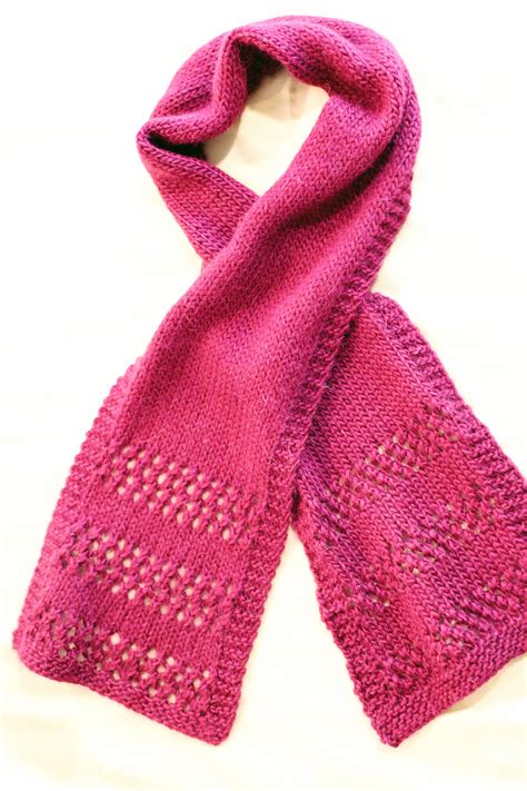 simplicity scarf knitting pattern free.